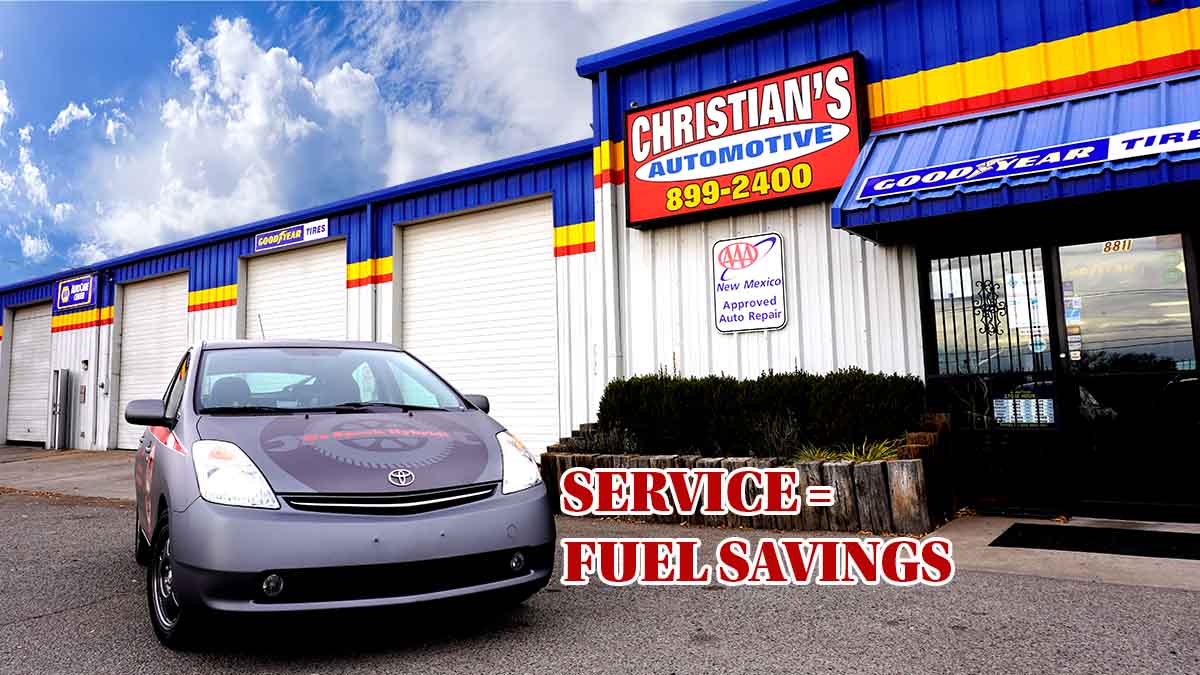Service equals fuel savings