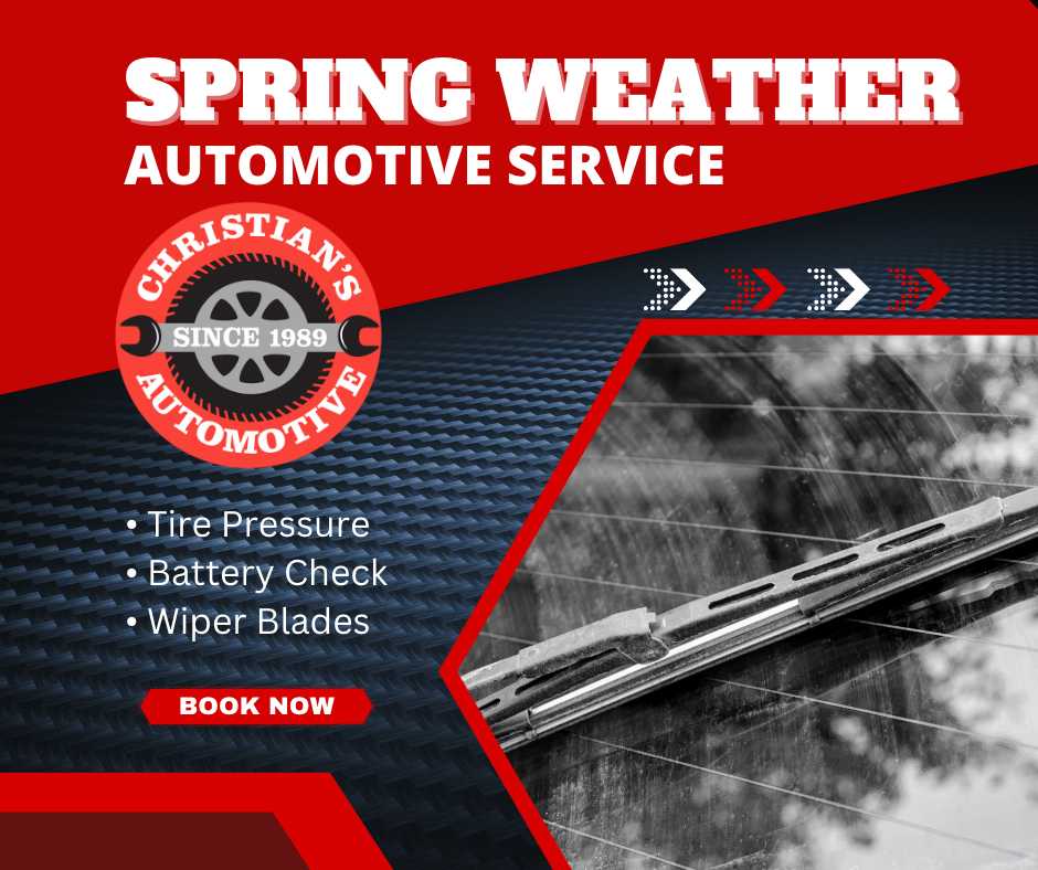 Spring Weather Automotive Service Update