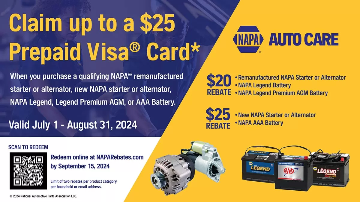 NAPA offer Batteries