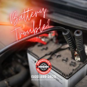 Graphic reading Battery trouble