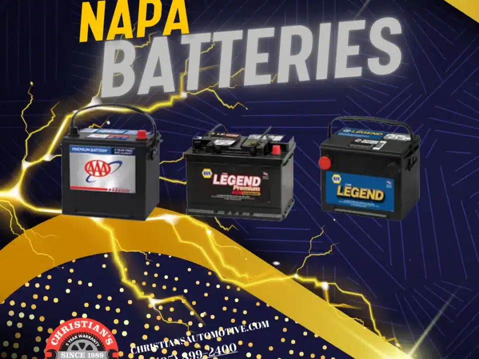 NAPA Batteries at Christian's Automotive