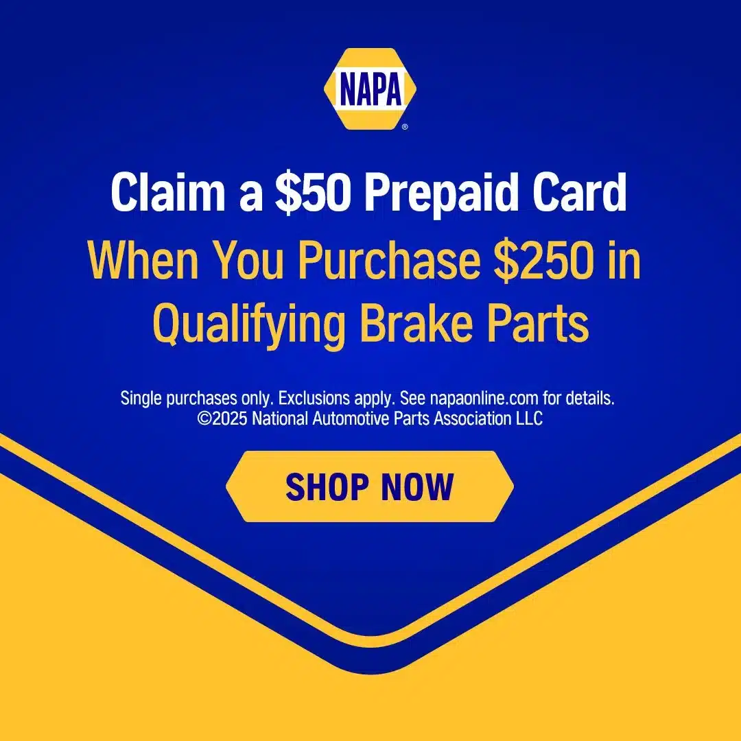 NAPA Brakes offer