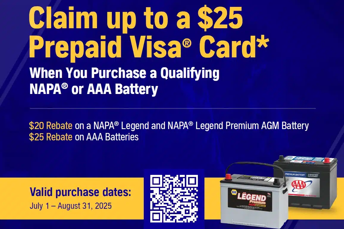 member-site-image-Batteries-(July-Aug)_1 NAPA Battery rebate. Replace that damaged car battery