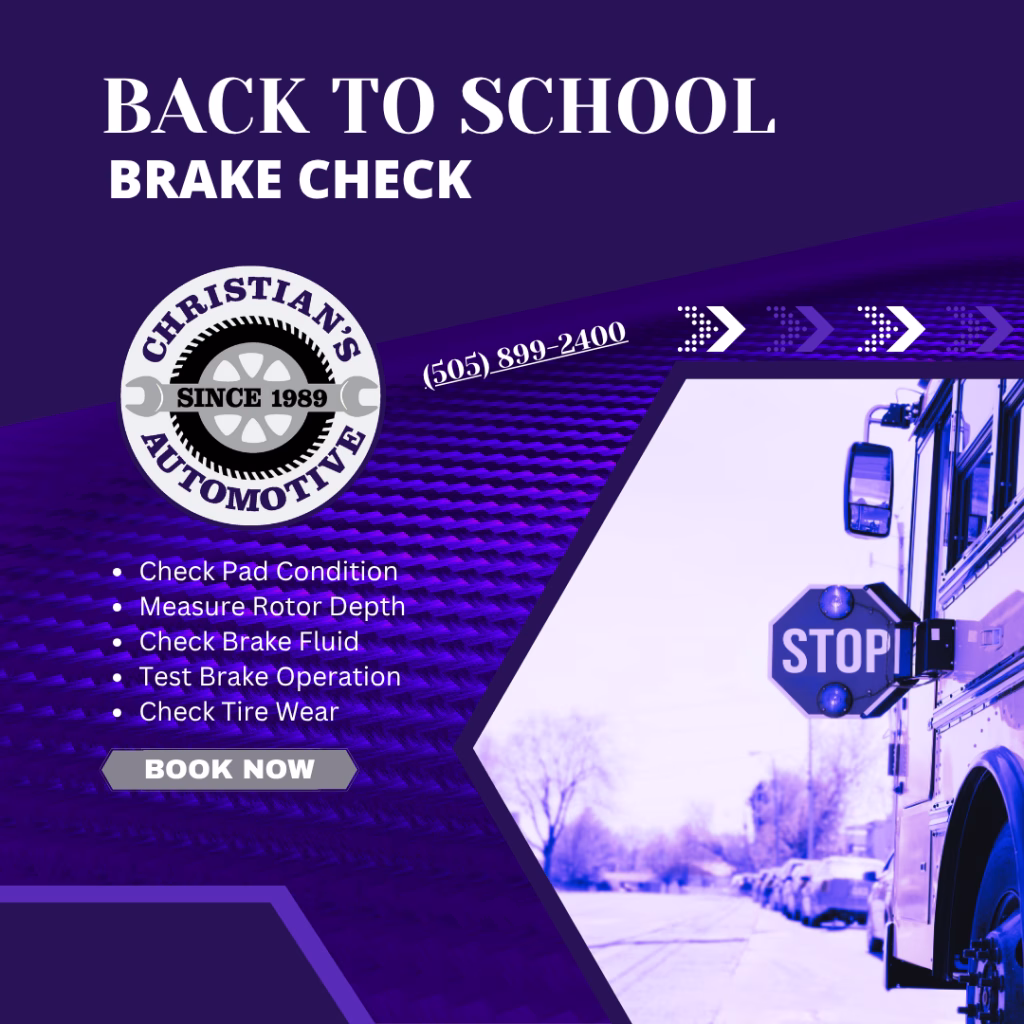 Back to School Brake Check