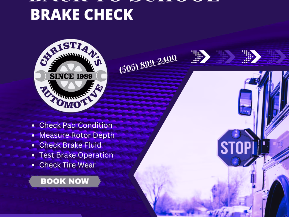 Back to School Brake Check