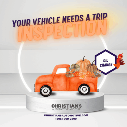 Your vehicle needs a trip inspection