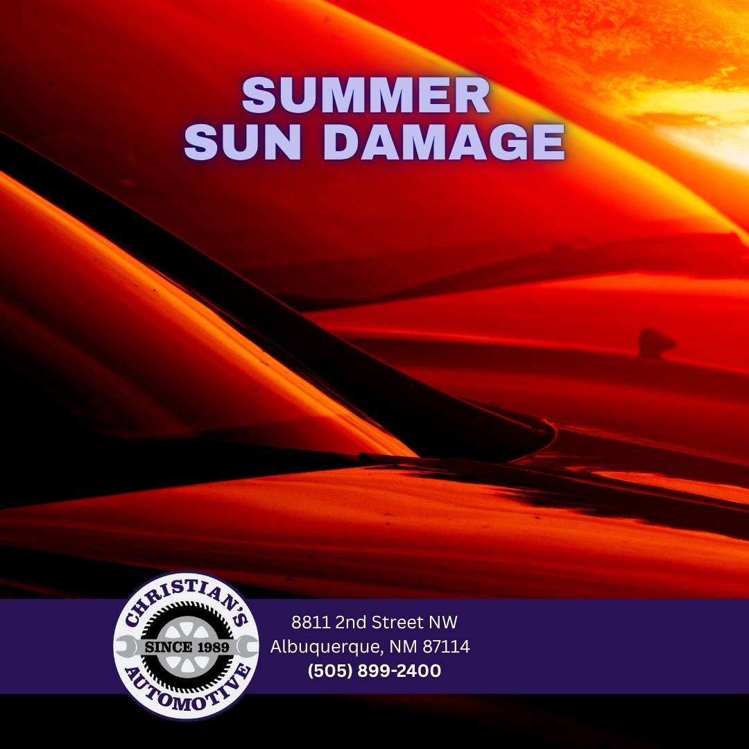 Summer sun damage