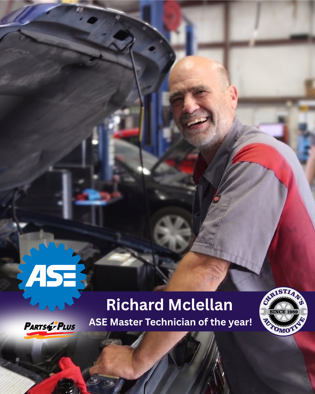 Richard Mclellan ASE Master Tech of the Year