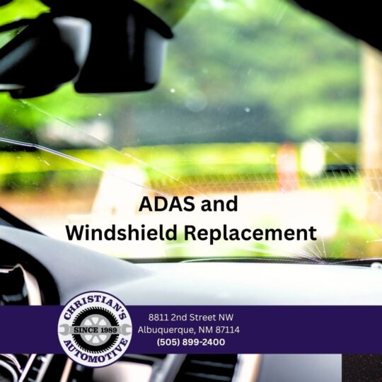 Alignment before a windshield replacement