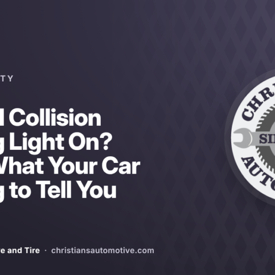 Forward Collision Warning Light On? Here's What Your Car Is Trying to Tell You